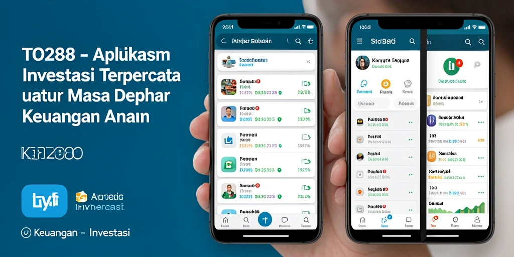 Tampilan antarmuka aplikasi TO288 yang sederhana dan informatif.